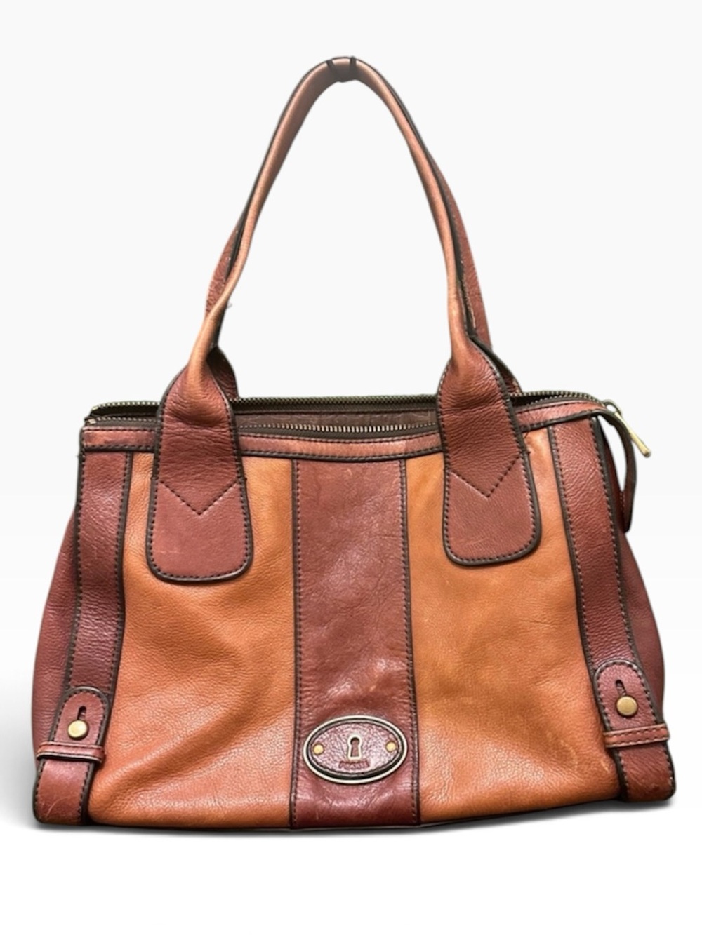 RARE Fossil Vintage ReIssue Satchel (VRI) High Quality Leather Bag Y2K